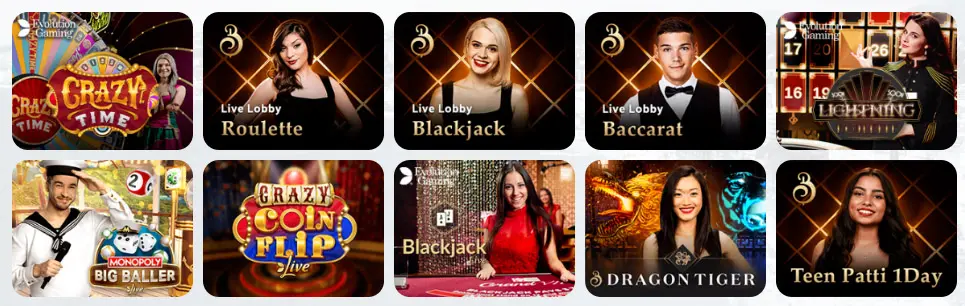 Jeux de casino en direct EUROPA777 CASINO