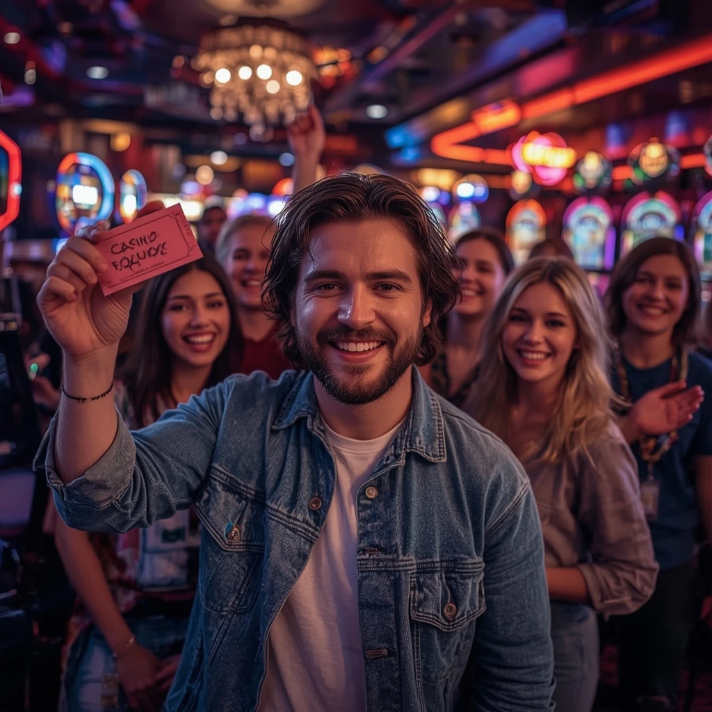 une personne tenant un bonus EUROPA777 Casino