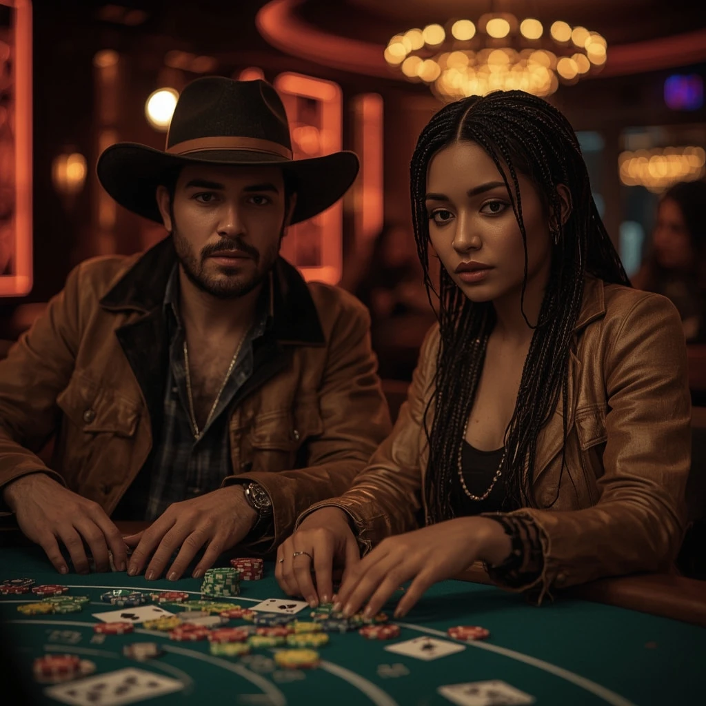 photo de deux joueurs de poker Europa777 Casino
